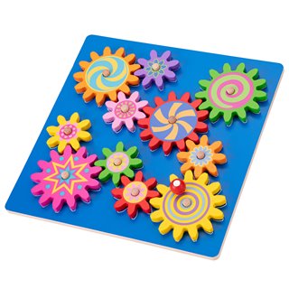 Spinning gear puzzle